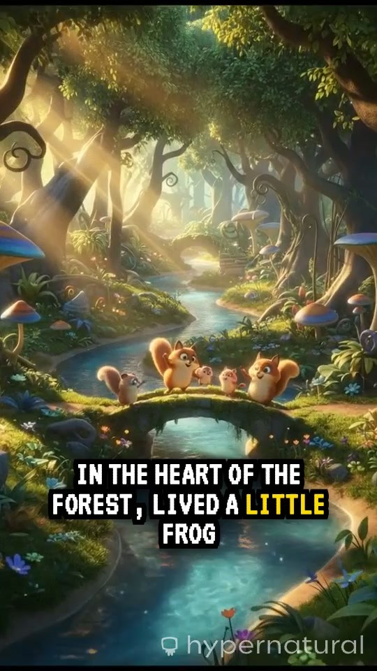Animals Jumping in the Forest for Kids