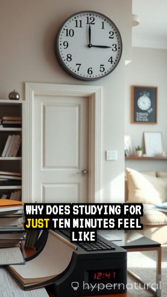 Why 10 Minutes of Studying Feels Longer Than Watching YouTube