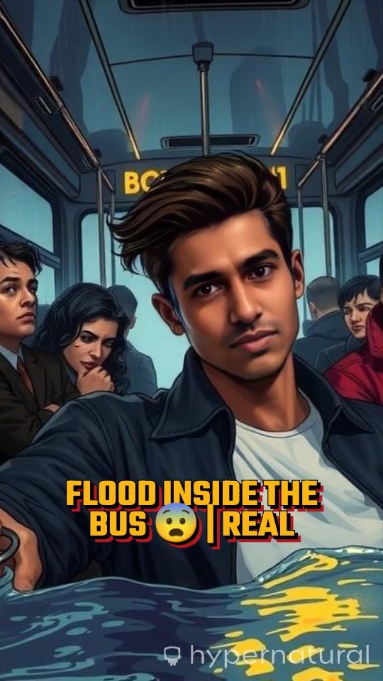 Flood Inside the Bus: A Scary Experience!
