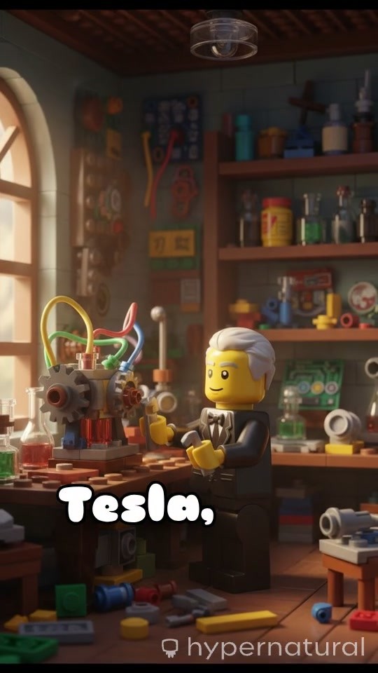 Nikola Tesla: The AC Revolution in LEGO!