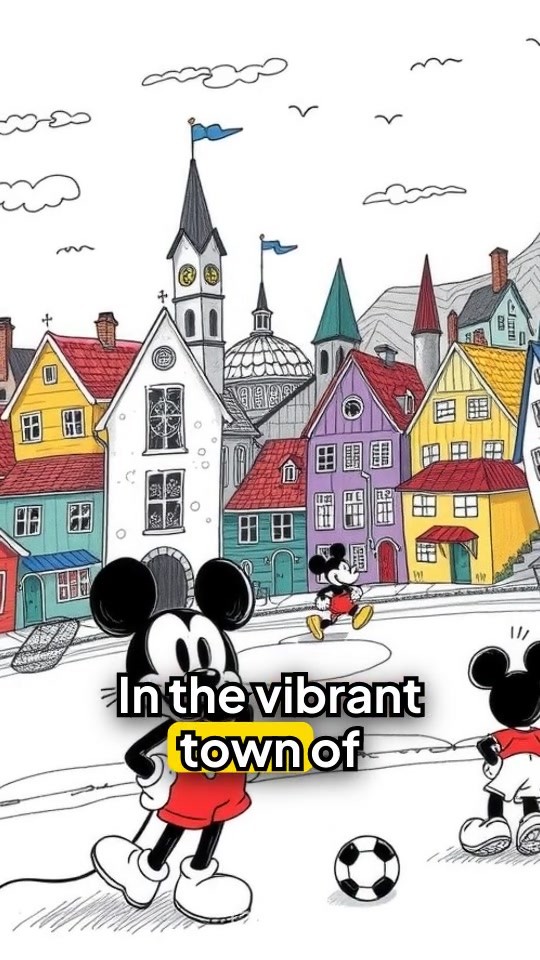 Mickey Hits the Pitch