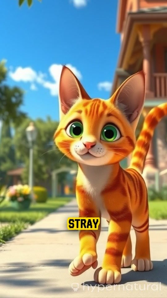 A New Friendship: The Cat and the Old Lady