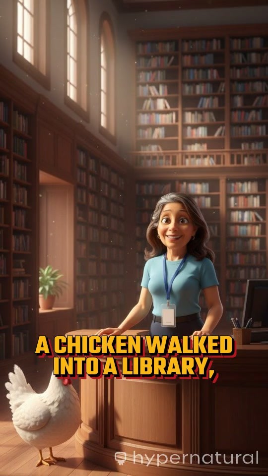The Chicken, the Library, and the Mysterious Frog