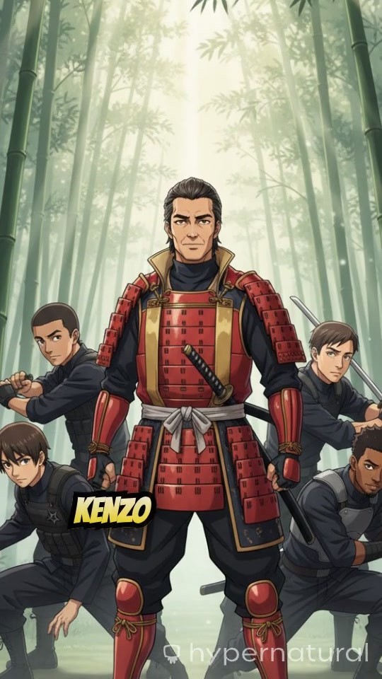 Samurai's Secret Technique: Triumph Over Four Ninjas