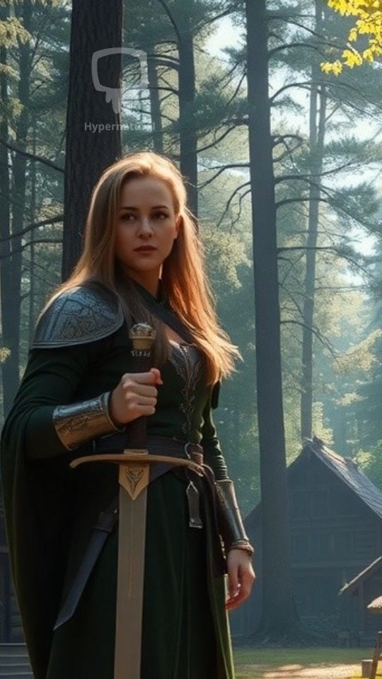 The Orphan Girl's Secret in the Dark Forest