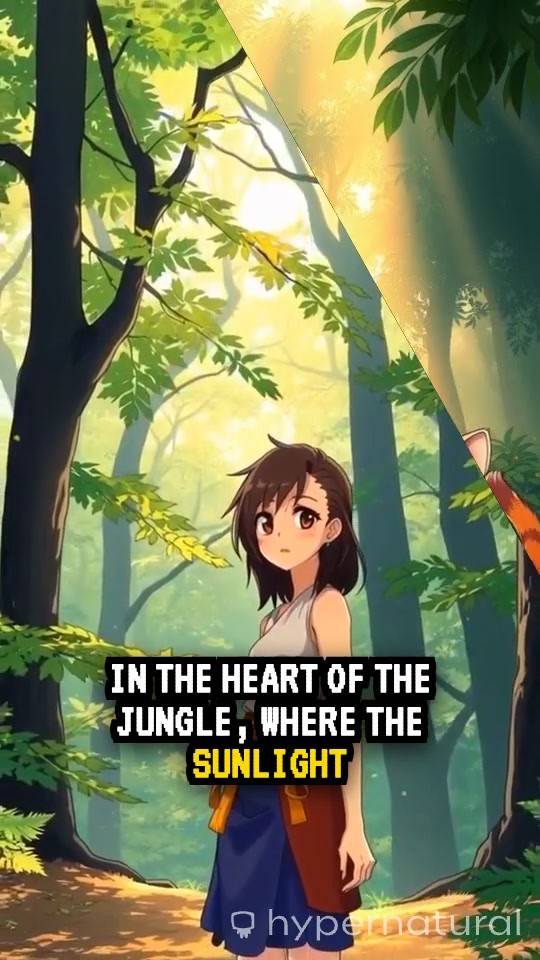 Harmony of Trust: A Girl and Her Guardian in Nature