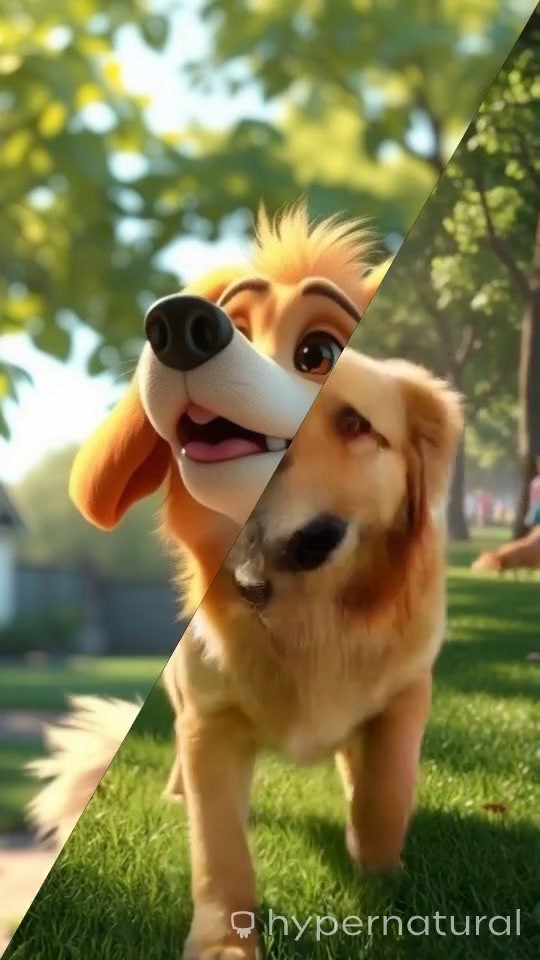 Hungry Dog Searching for Food