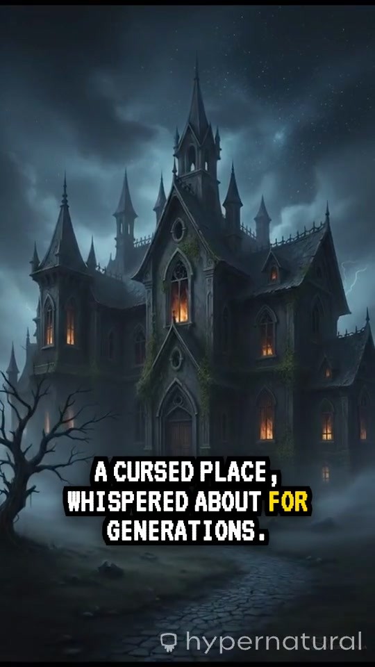 Whispers of the Cursed Mansion: A Midnight Encounter