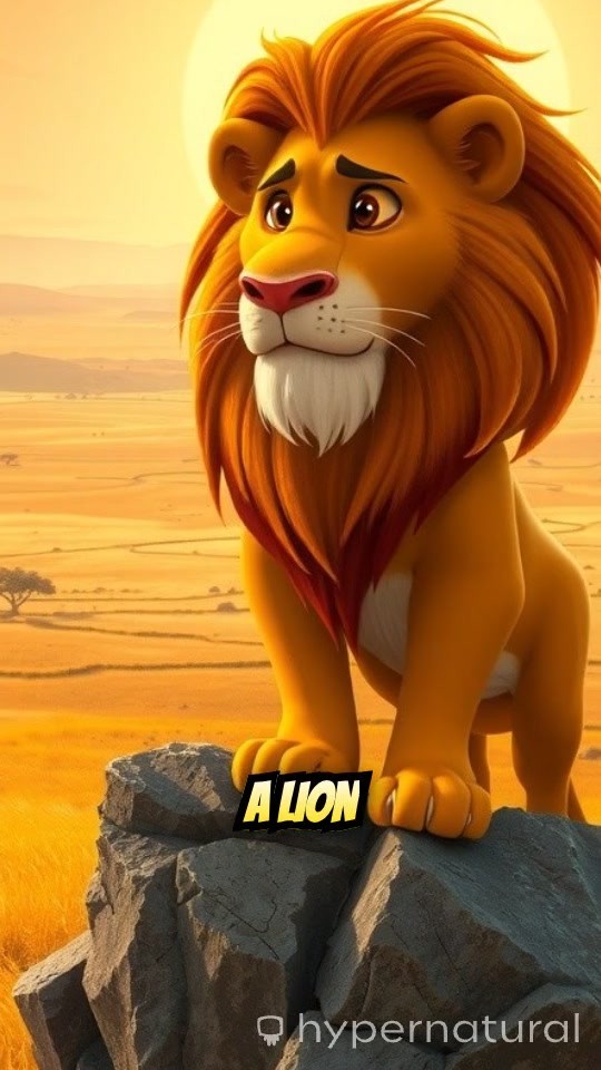 The Lion's Floral Dream