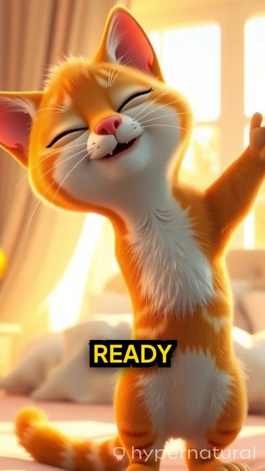 Morning Adventures of a Chubby Cat