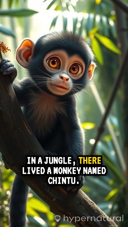 Chintu the Monkey and the Squirrel's Kindness