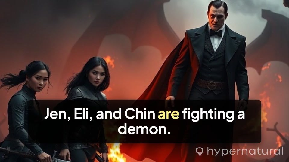Jen and Eli vs the Demon: Epic Fire Battle!