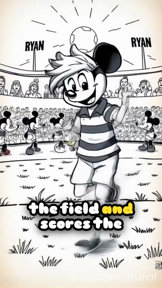 Team Spirit: Mickey's Winning Goal Celebration