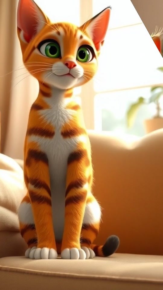 The Cat's Playful Tease