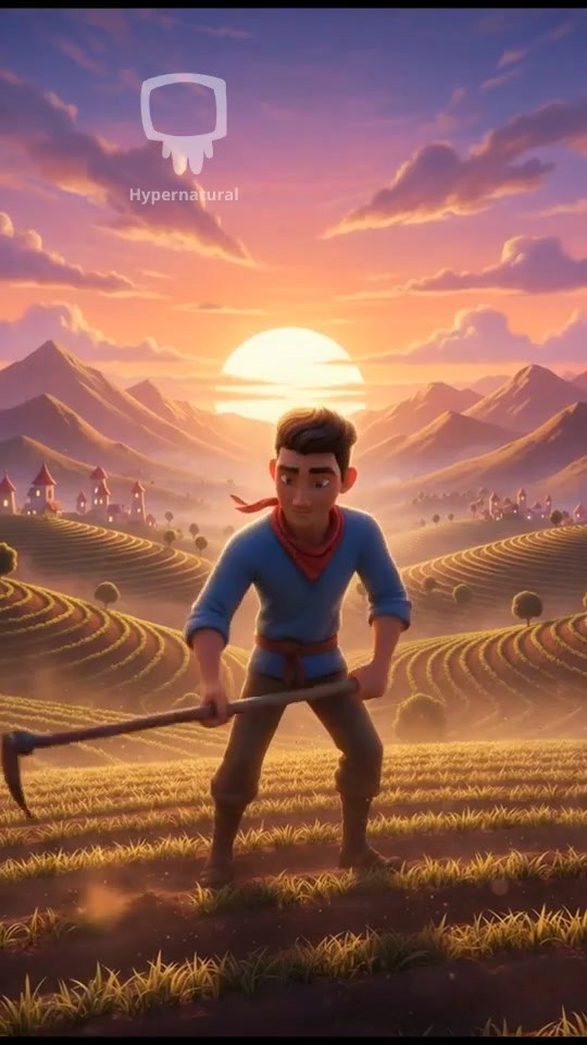 From Rural Fields to City Markets: A Boy's Journey