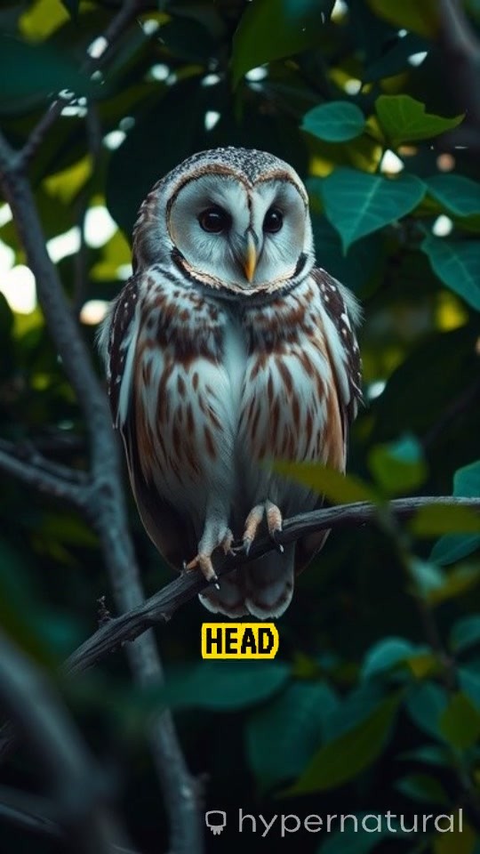 The Amazing 270° Head Turn of Owls!