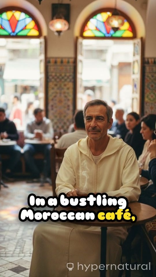 A Taste of Friendship in a Moroccan Café