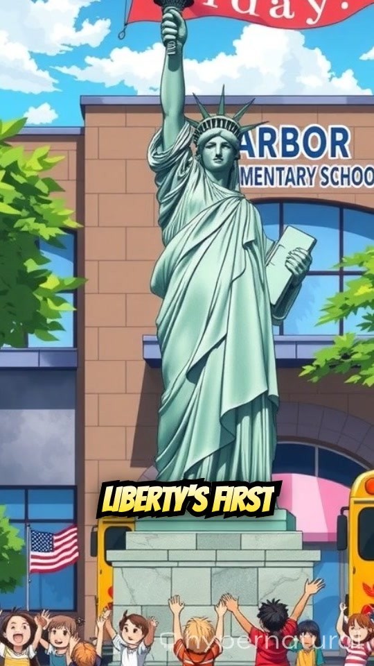 Liberty's First Day at Harbor Elementary