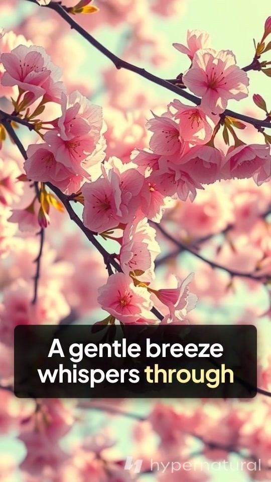 Whispers of Cherry Blossoms: A Serene Evening Walk