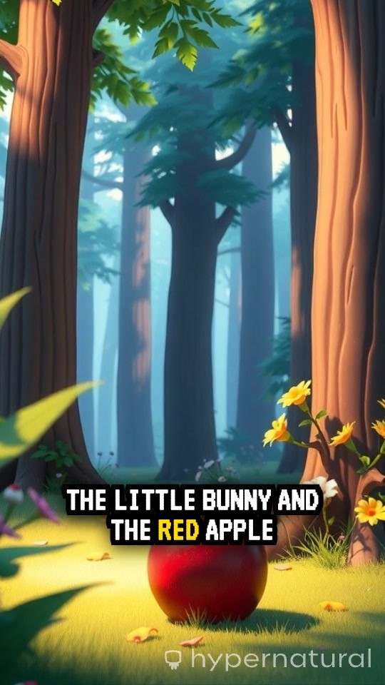 The Little Bunny and the Red Apple