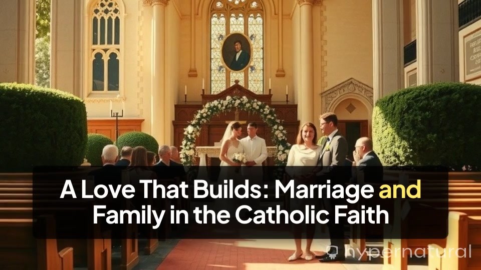 Reflecting Divine Love: The Significance of Marriage in Catholic Faith
