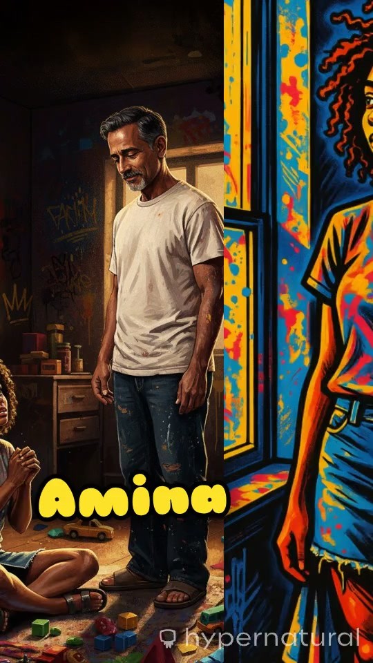 Amina's Journey: Shadows of Resilience