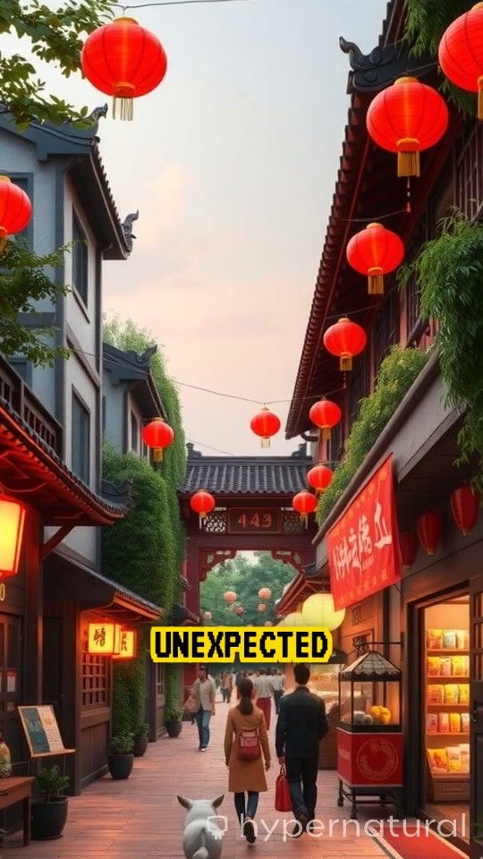 Samosa Preparation in a Chinese Village Street by an Indian Man