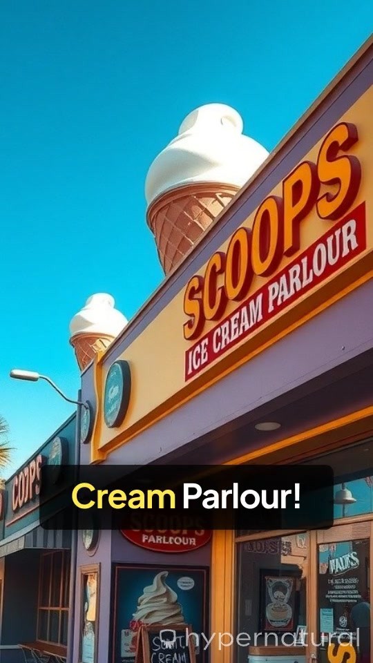 Scoops Ice Cream Parlour: The Coolest Spot in Town!