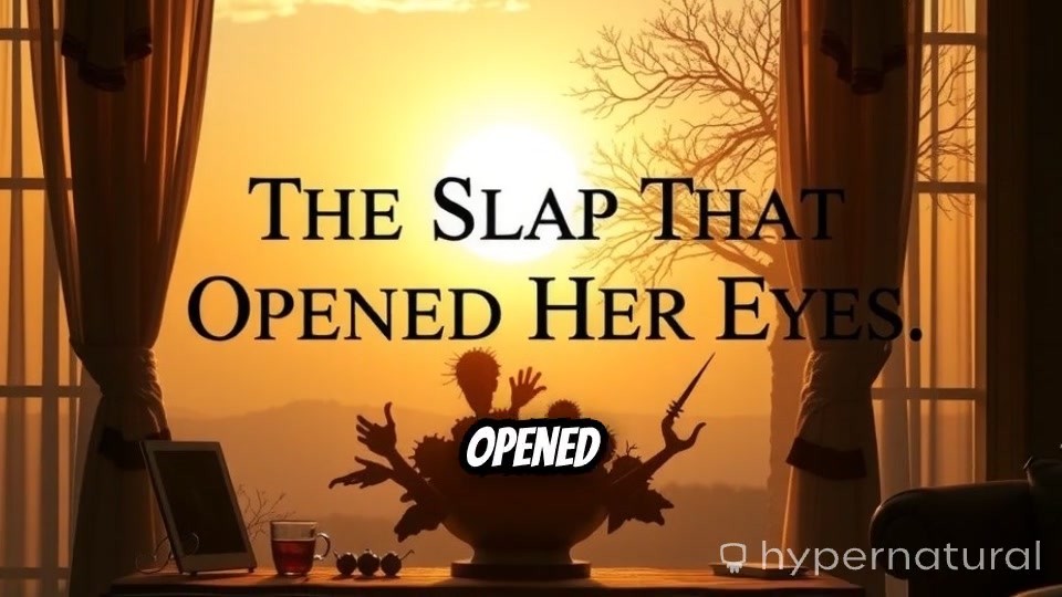 THE SLAP THAT OPENED HER EYES