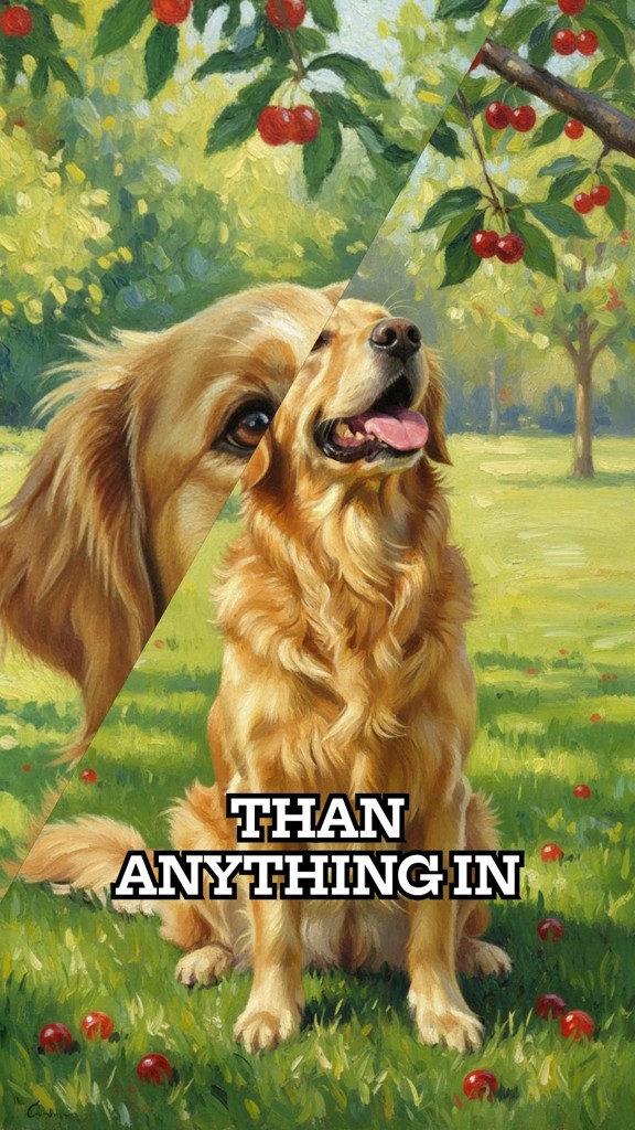 Dog's Cherry Cravings Without Cash