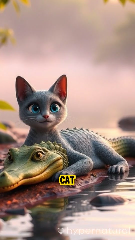 Forever Friends: A Cat and Crocodile Tale