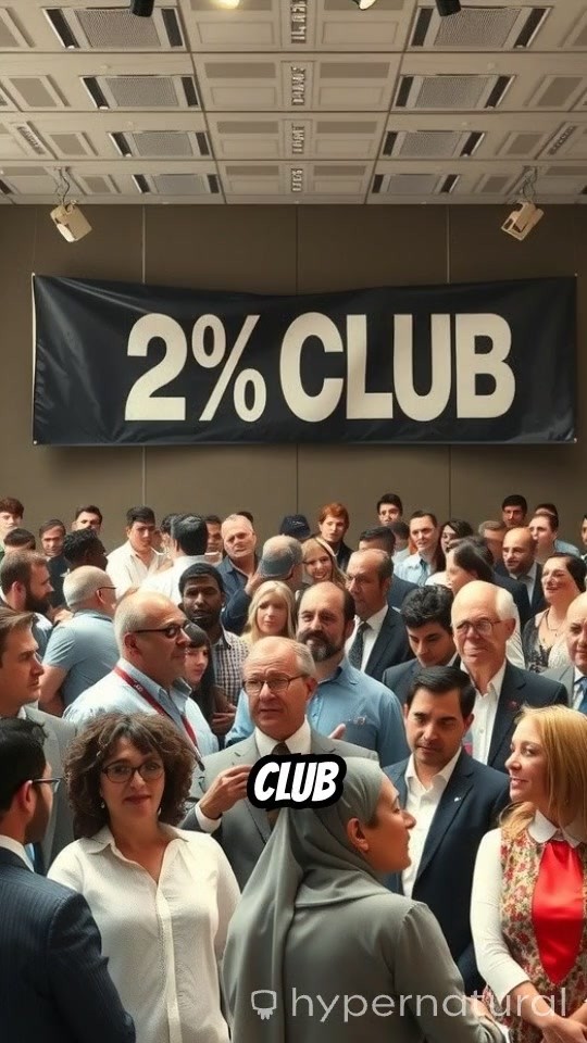FROM STRUGGLE TO SUCCESS: JOIN THE 2% CLUB!
