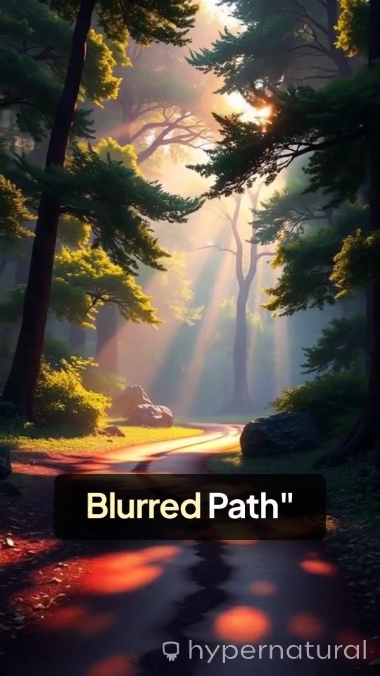 The Blurred Path: A Boy's Journey Through Choices