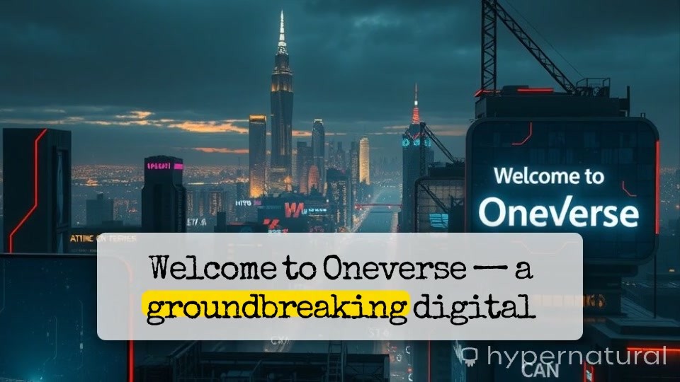 Welcome to Oneverse: Your Unified Digital City