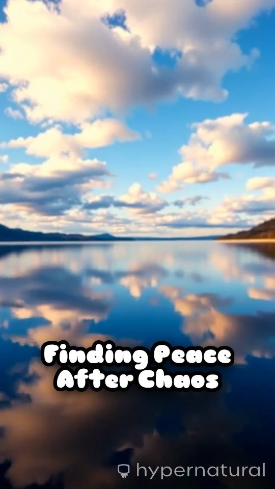 Embracing the Quiet: Finding Peace After Chaos