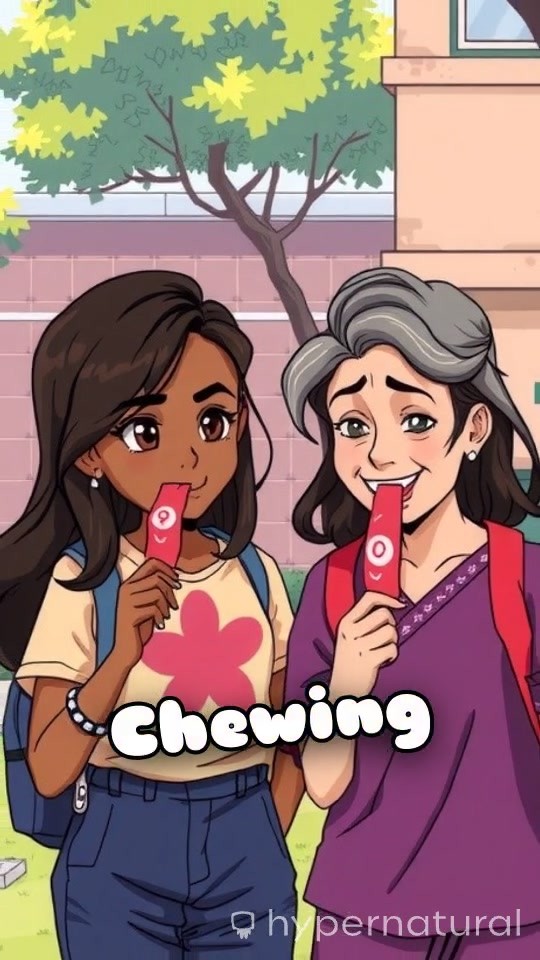 Chewing Gum Showdown: Nina and Meena