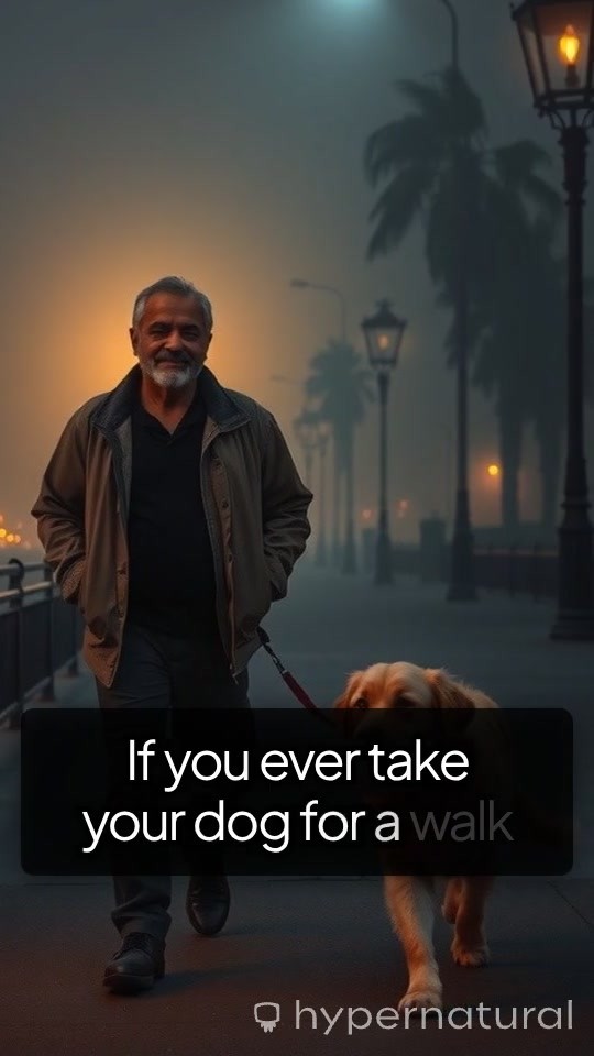The Haunting Truth About Walking Your Dog at Night