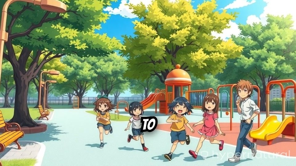 Joyful Day at the Kids' Park