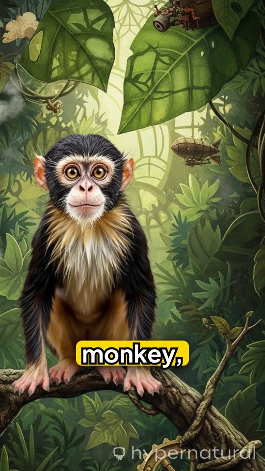 Milo: The Expressive Monkey with Golden Eyes