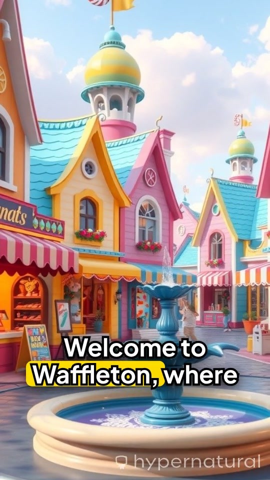 The Whimsical Adventures in Waffleton: A Pancake Paradise