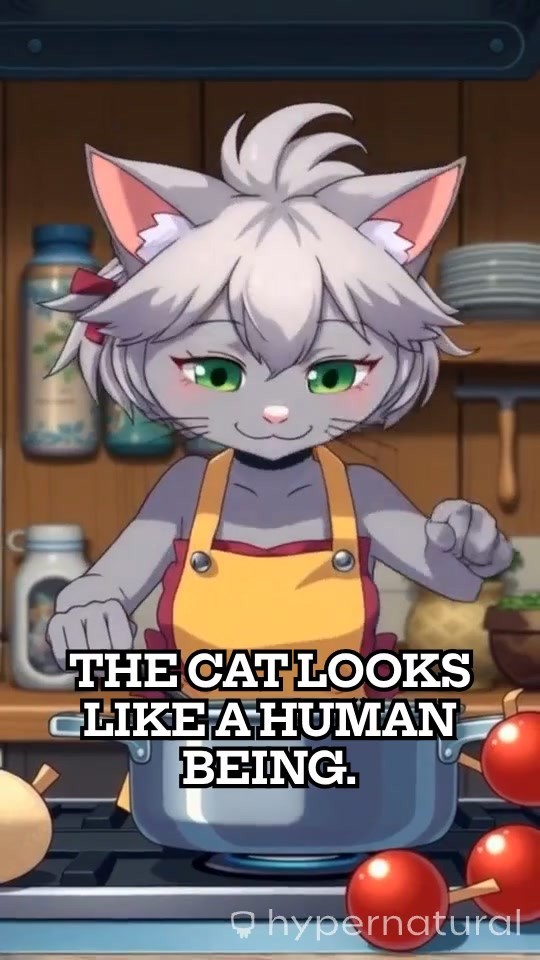 The Cat That Looks and Cooks Like a Human Being