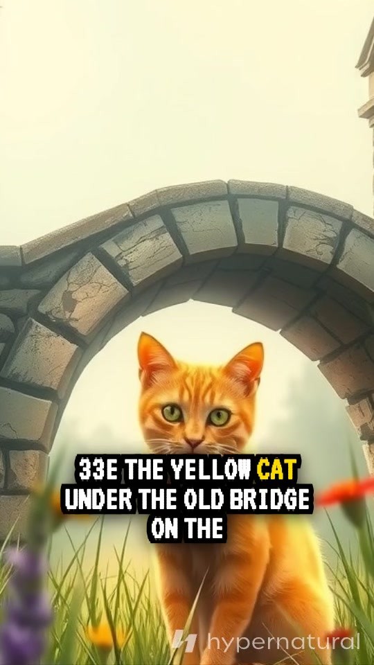 The Enchanted Yellow Cat of the Old Bridge