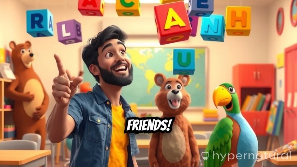 Taj Learns Animal Names!