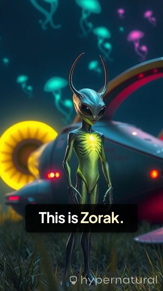 Zorak's Journey: From Fear to Friendship on Earth