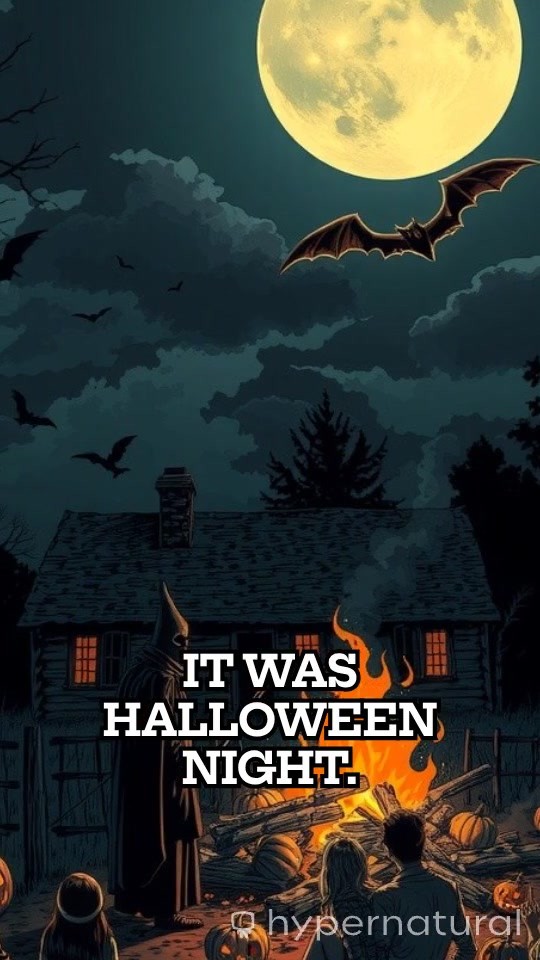 The Mysterious Cloaked Figure at the Halloween Party