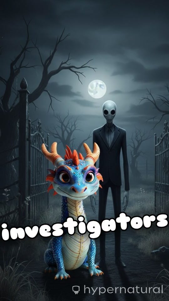 Mothman & Slenderman Scared by Aliens at Skinwalker Ranch!