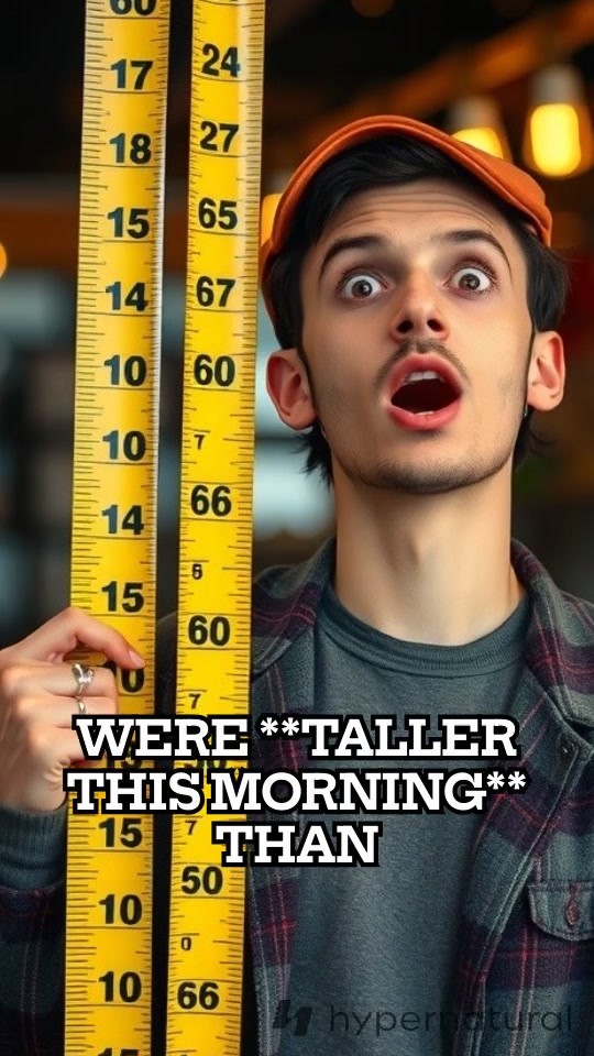 The Daily Stretch-and-Shrink Cycle of Height!