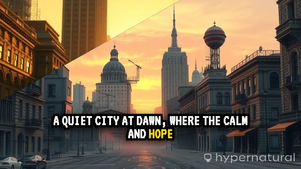 Dawn's Embrace: A Serene City Awakening