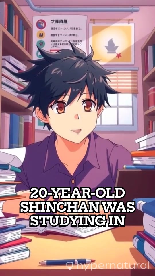 Shinchan's High School Dilemma: A Wet and Humorous Day