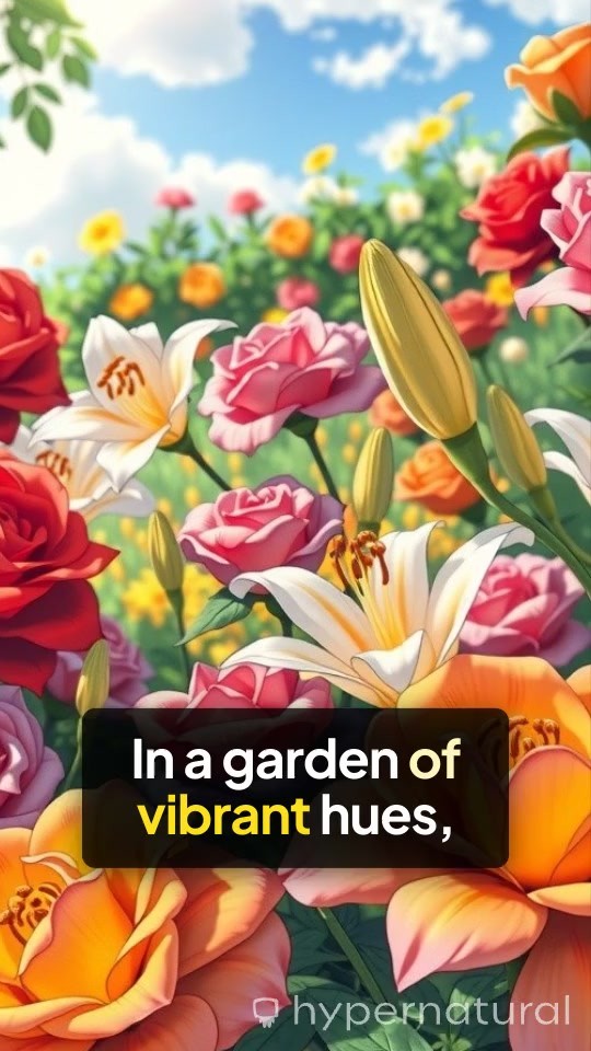 Blossoming Love: A Garden Tale in 59 Seconds